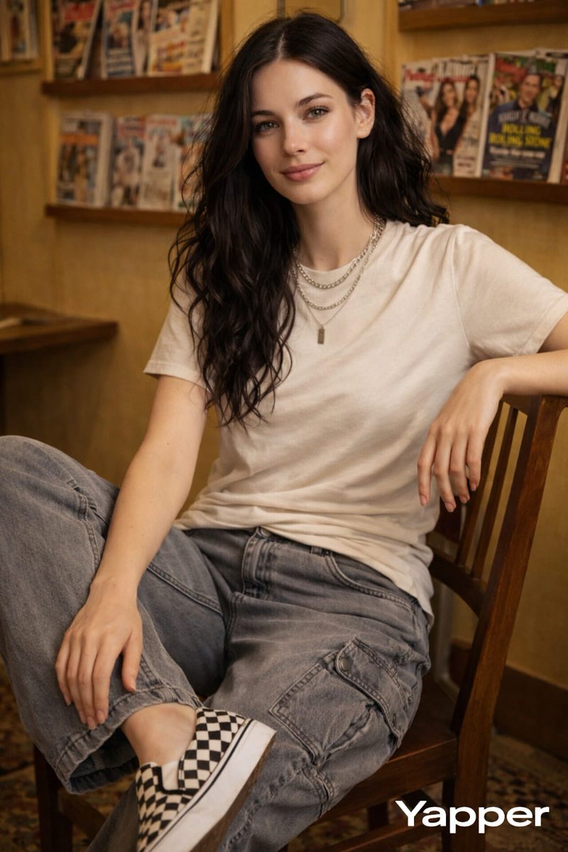 Y2K Retro Magazine Room Fashion Portrait 1