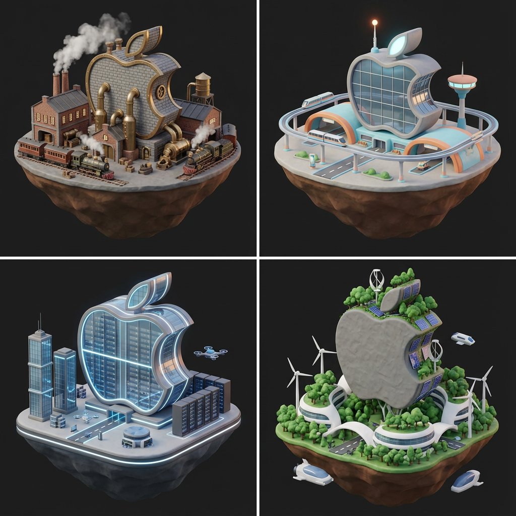 Logo to Floating Island Architectural Concept (4 Eras) 1