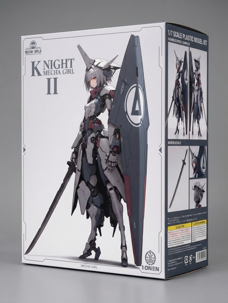 KNIGHT MECHA GIRL Figure Concept 3