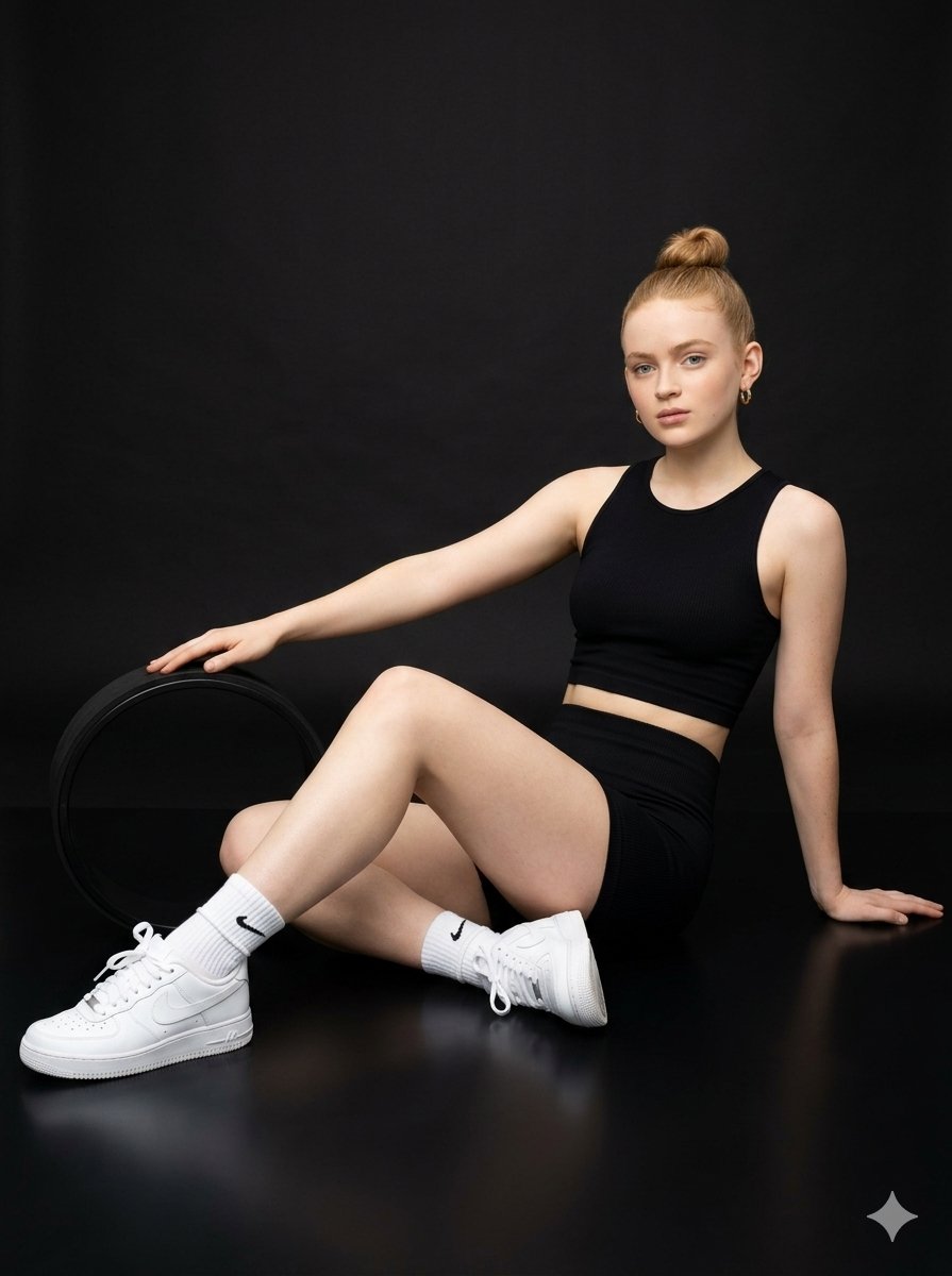 Ribbed Activewear Studio Photography 3
