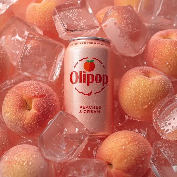 Ultra-Realistic Product Photography of OLIPOP Soda Can 2