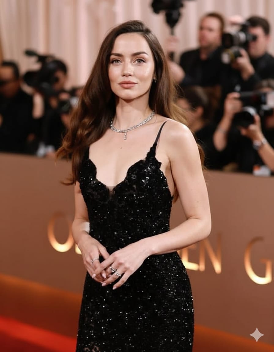 Ana de Armas Red Carpet Glamour Portrait 2
