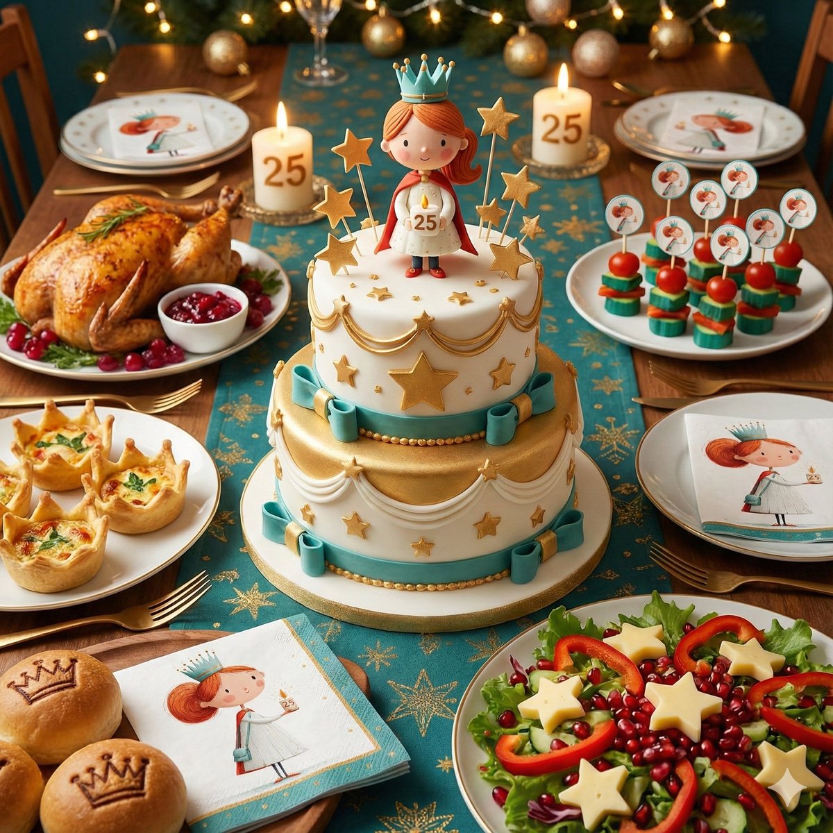 Image-to-Christmas Feast Prompt 1