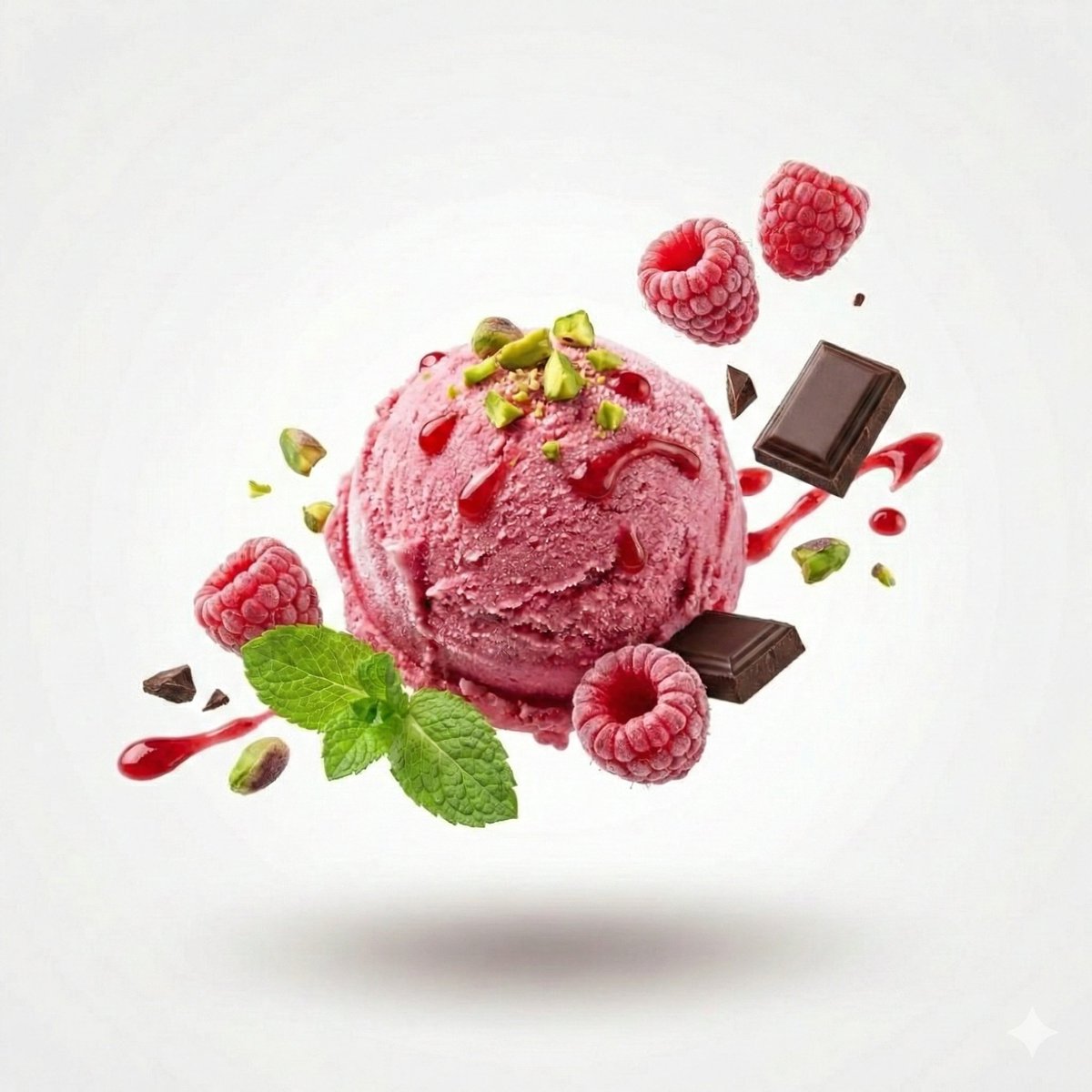 High-End Commercial Food Levitation Photography Prompt 2