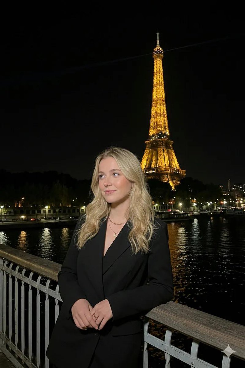 Paris River Bank Flash Portrait 1
