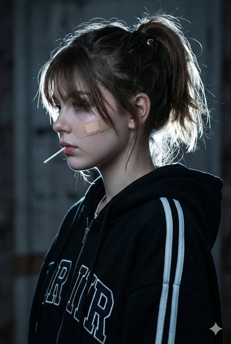 Cinematic Melancholic Portrait with Face Lock Prompt 1