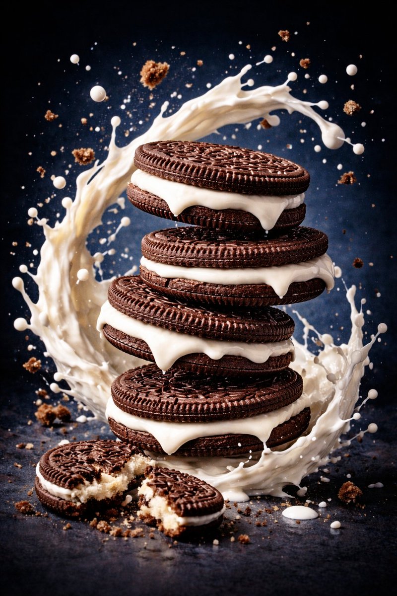 Ultra-Realistic Commercial Food Photography Prompt (Biscuits) 3