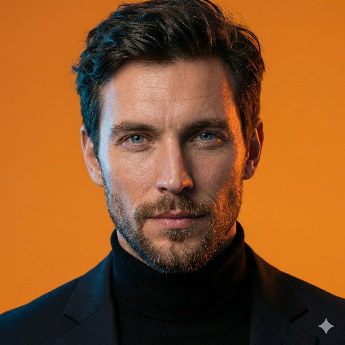 AI-Generated Face Cinematic Portrait Prompt (Dual-Tone Lighting) 3