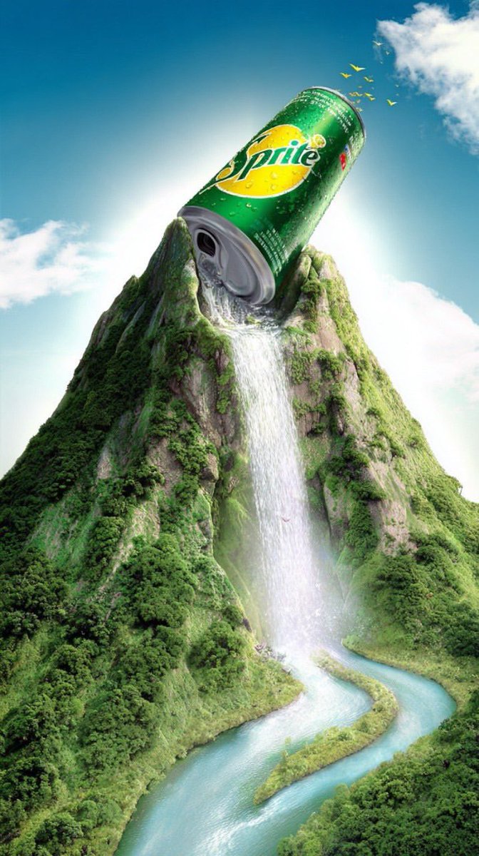 Surreal Giant Aluminum Can Waterfall Prompt for Nano Banana 2 4