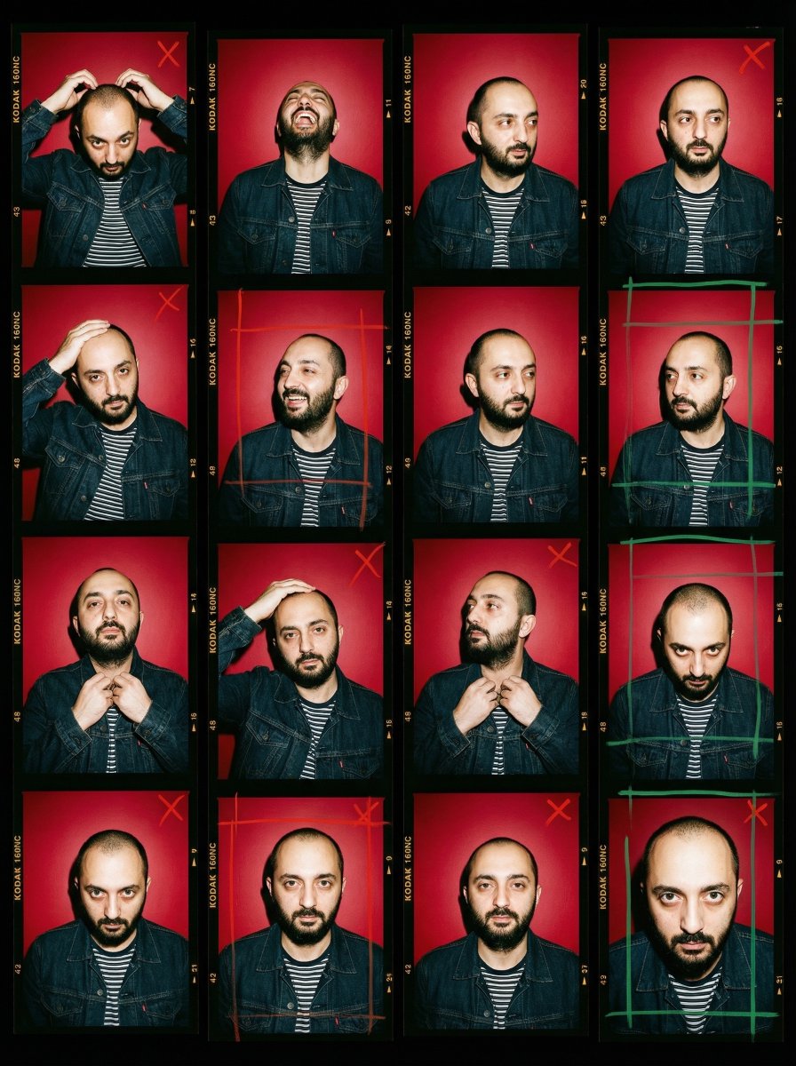 2000s Analog Film Contact Sheet Portrait Prompt 2