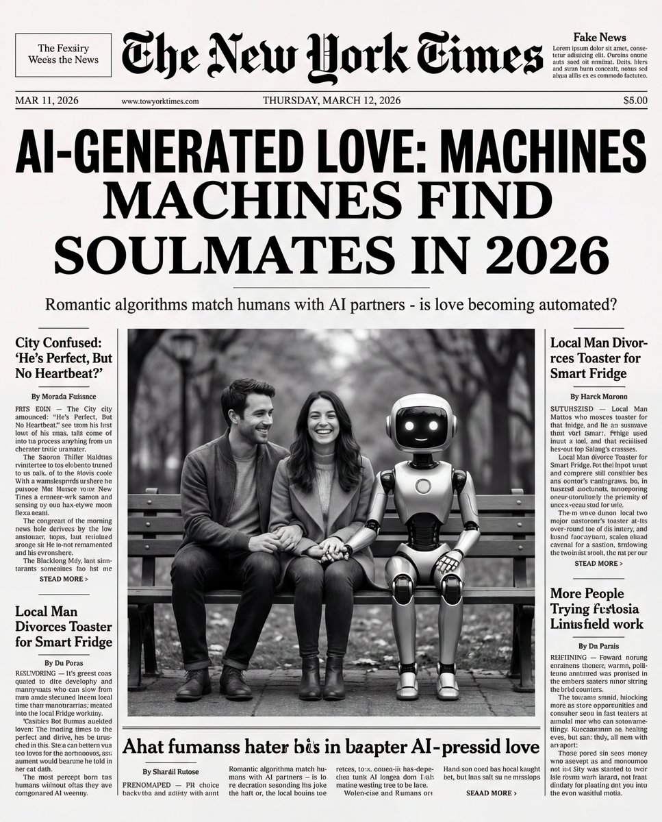 Humorous New York Times Front Pages 1