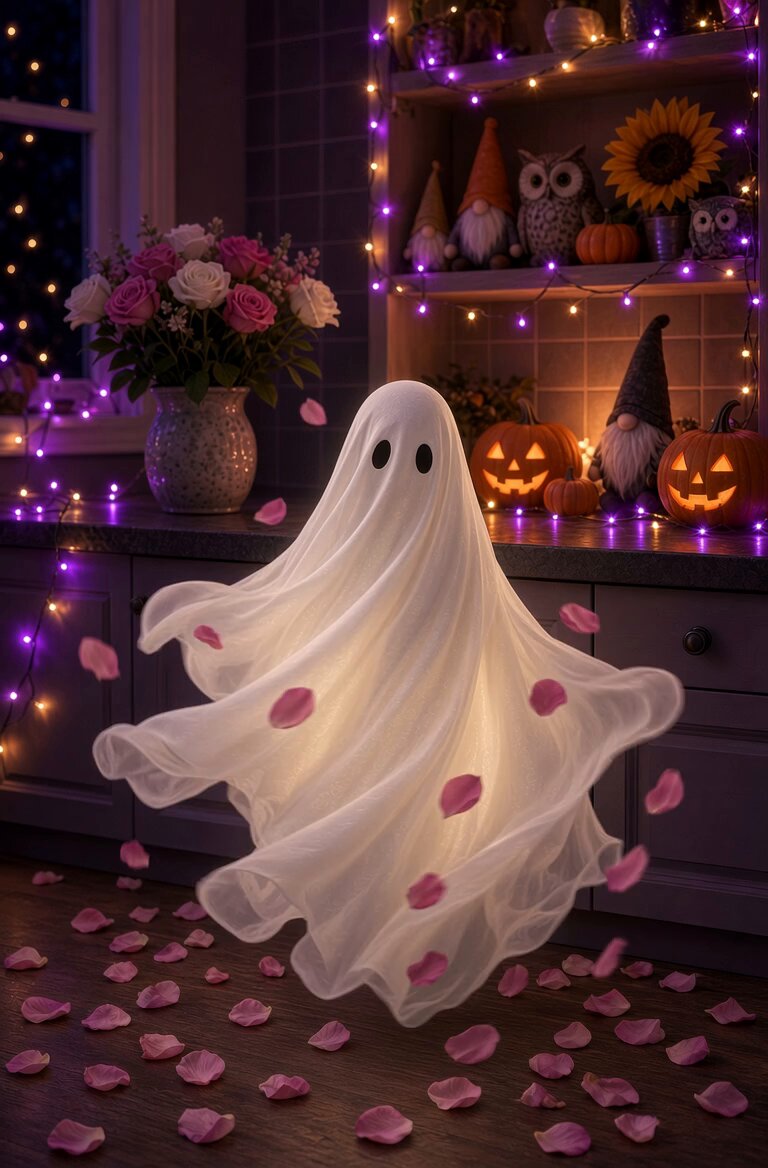 Animate Ghost Decoration in Kitchen