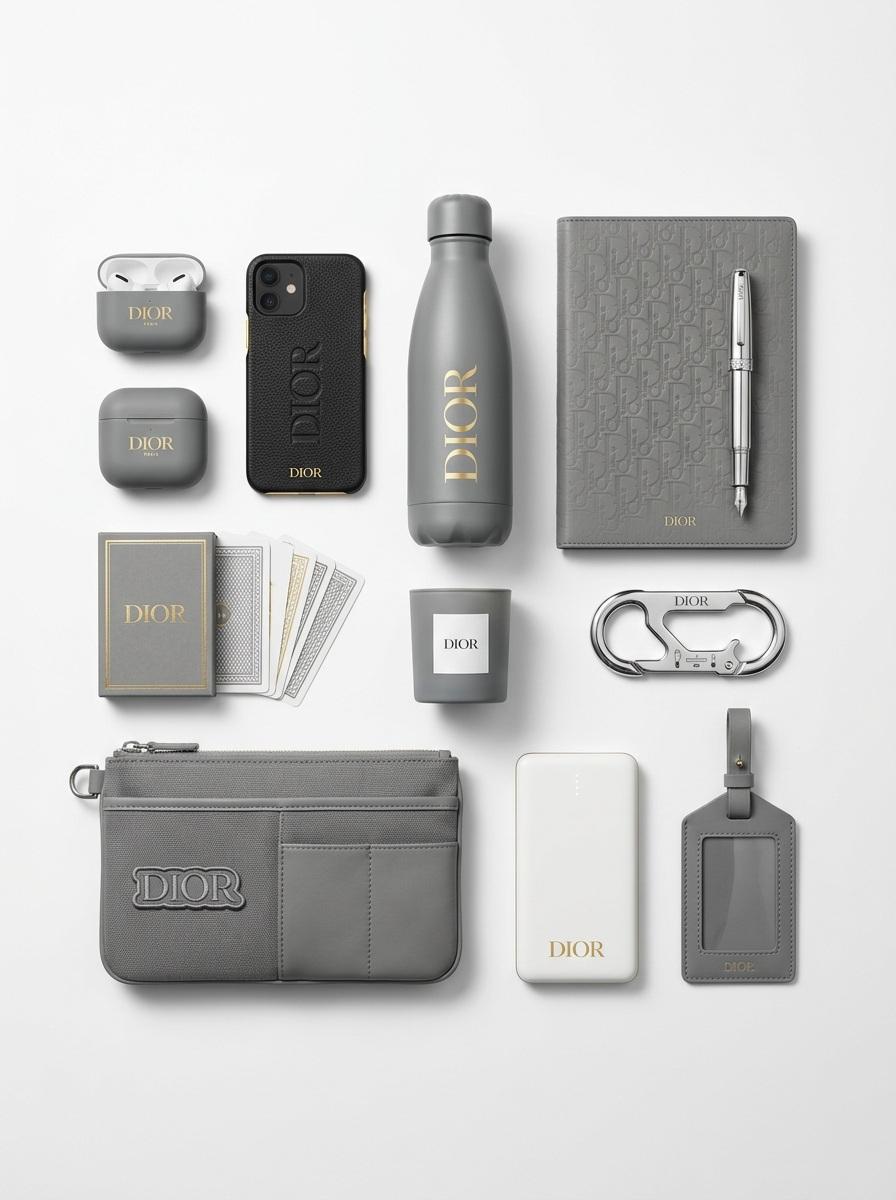 Premium Branded Merchandise Capsule Collection (Knolling Perspective) 3