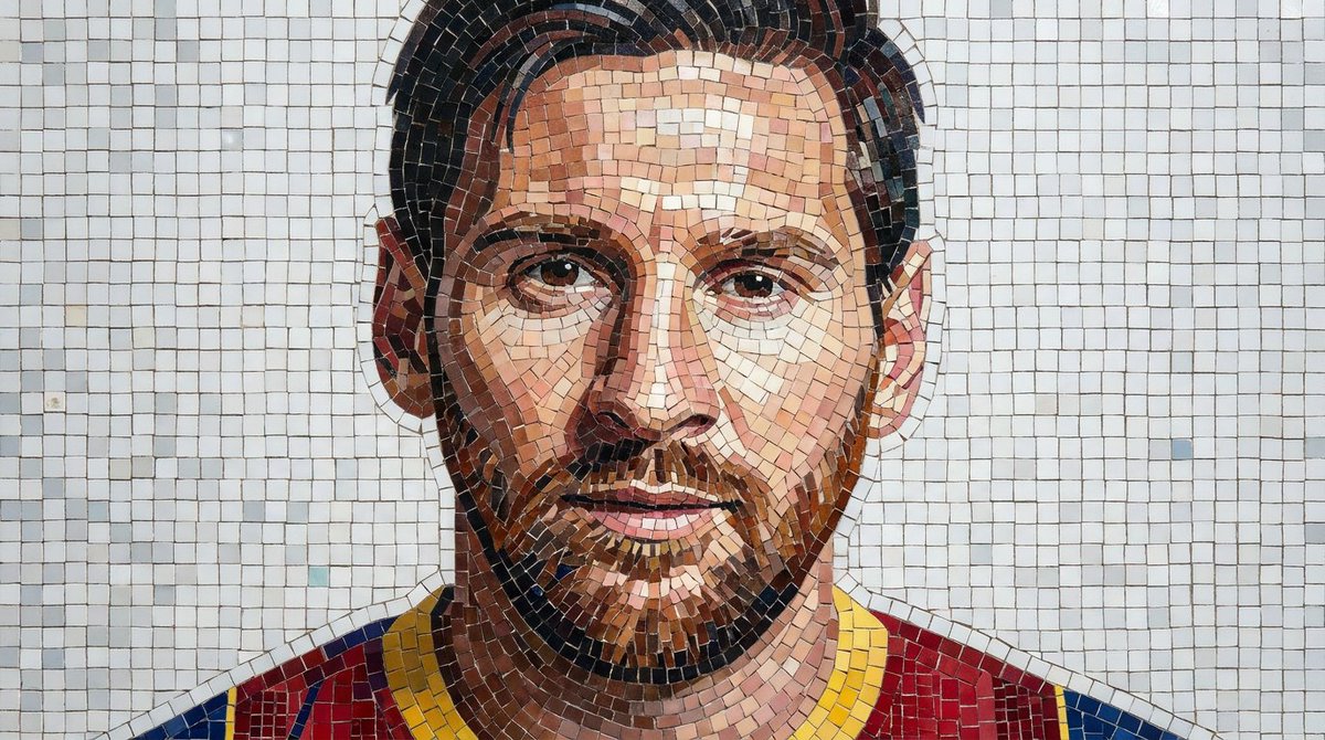 Mosaic Portrait Style Image 2