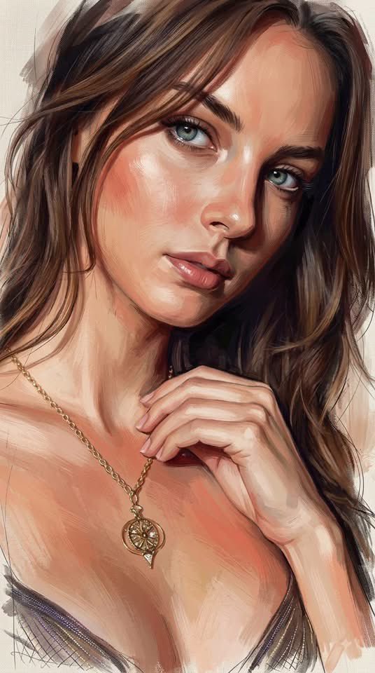 Game Asset - Expressive Painterly Realistic Hybrid Portrait 2