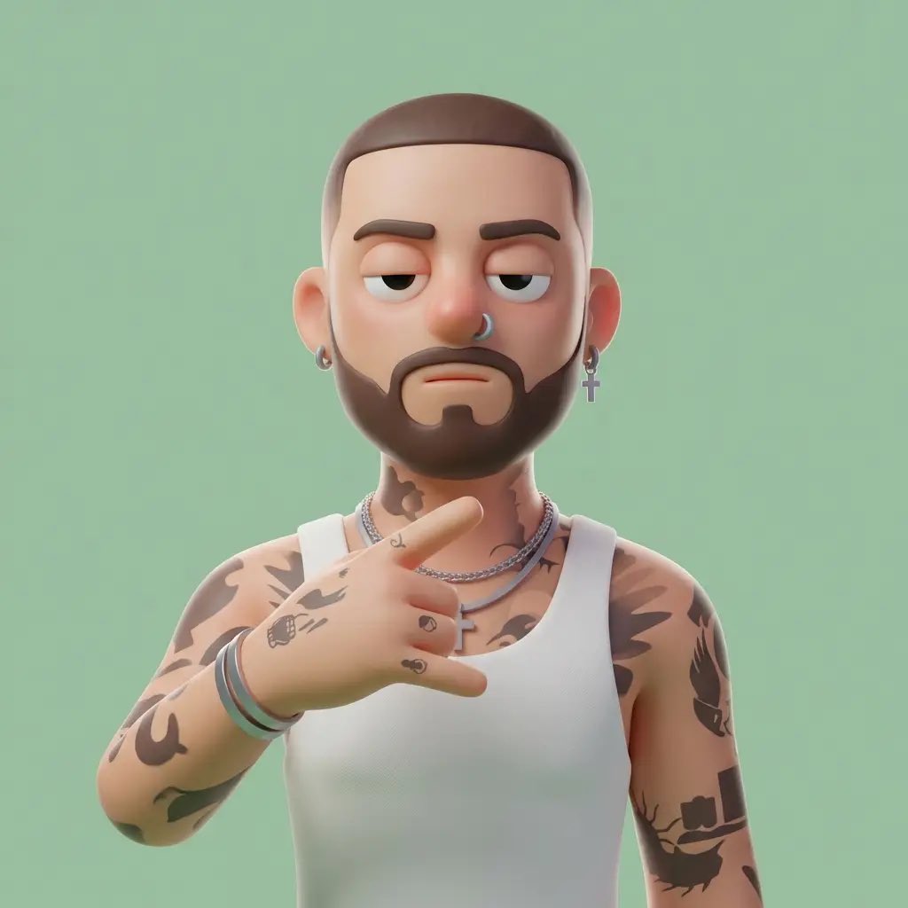 JSON Prompt for Stylized 3D Character Render (Minimal Cartoon) 2
