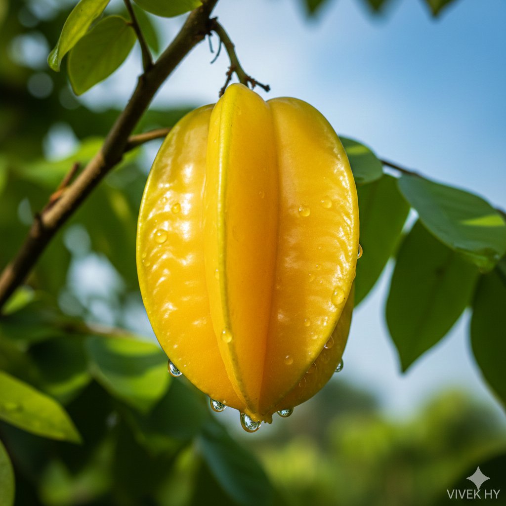 Macro Starfruit on Branch 1