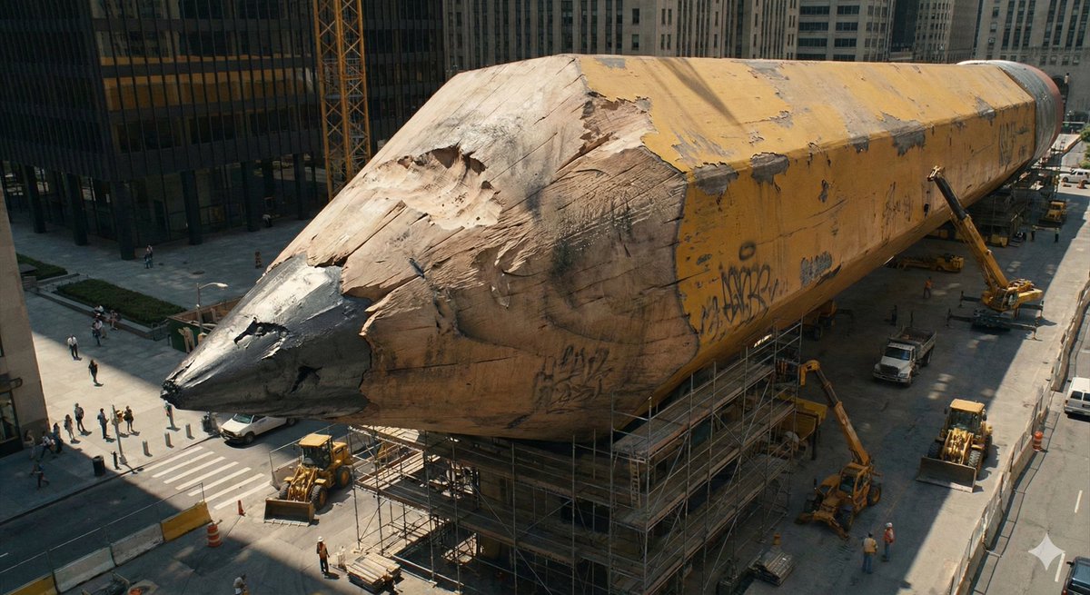 Ordinary Object to Massive Monument Transformation 2