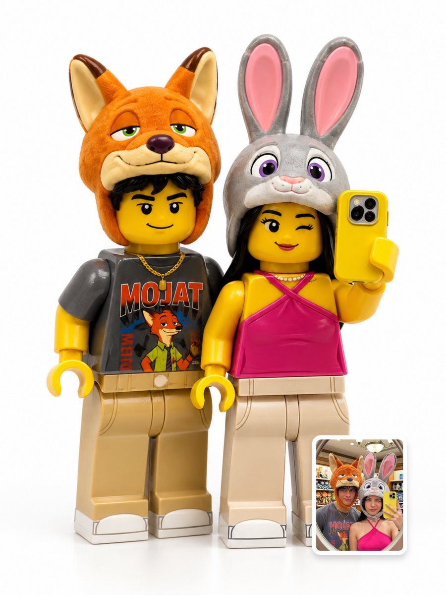E-commerce Main Image - LEGO Minifigure Transformation