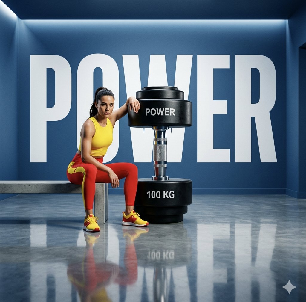 Bold Editorial Fitness Portrait 1