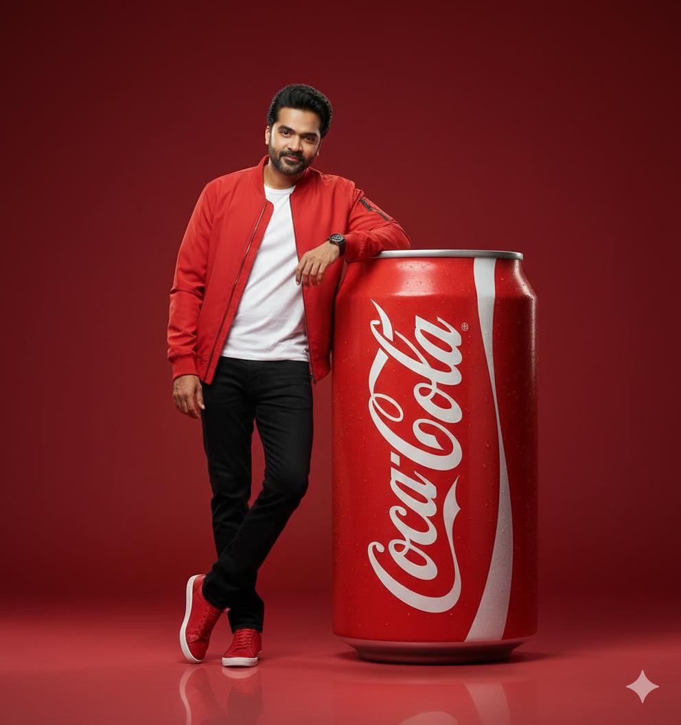 Hyper-realistic Studio Portrait with Oversized Product Integration (Sprite) 3