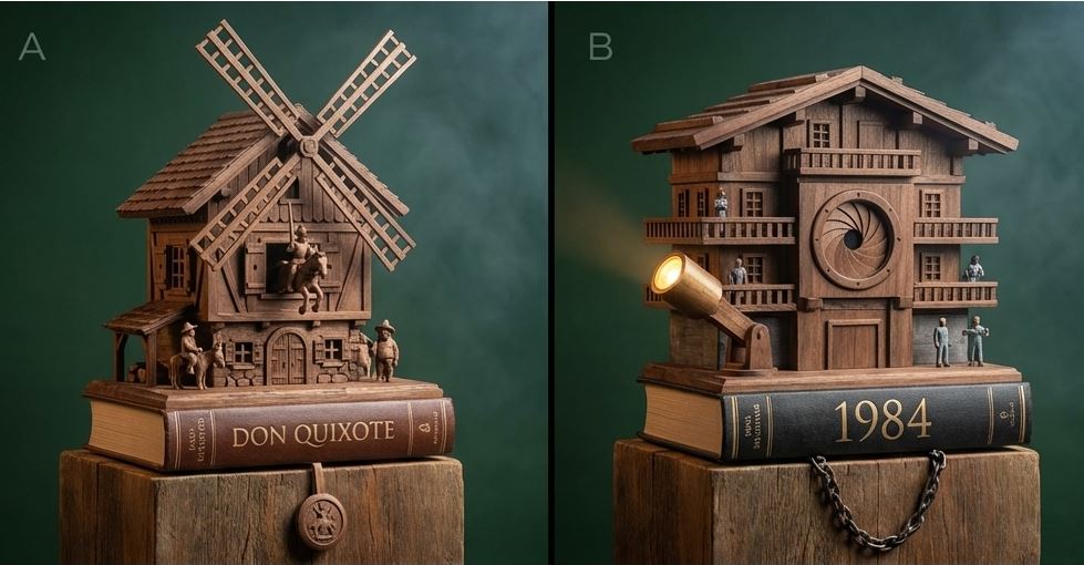 Cuckoo Clock Inspired Literary Mechanism Prompt 1
