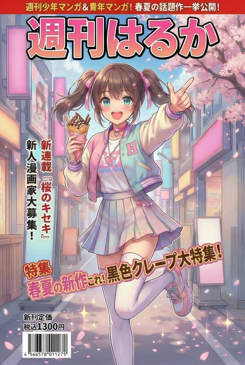 Manga Magazine Cover Prompt for Nano Banana Pro 1