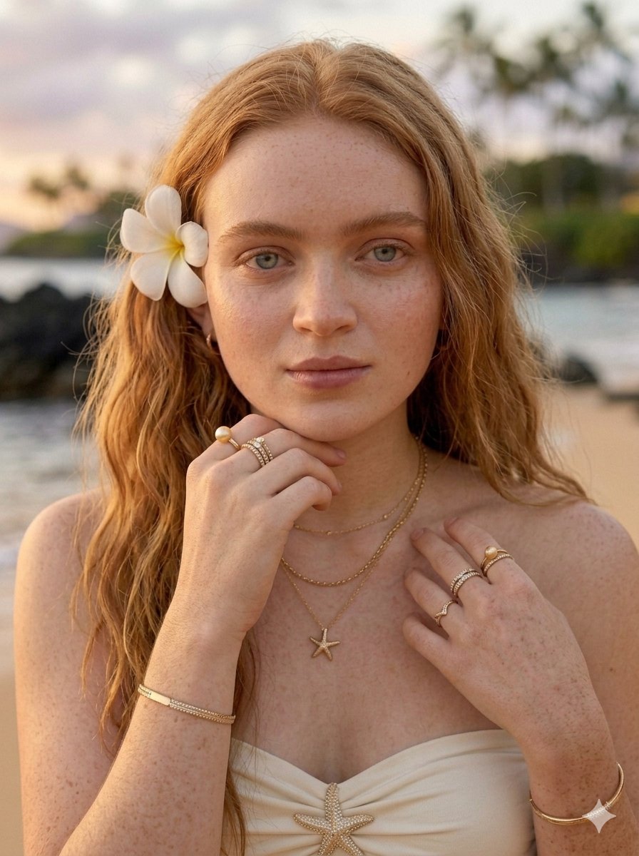 Tropical Luxury Beach Portrait 3