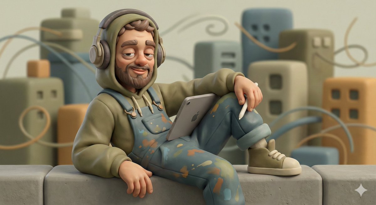 Stylized Character Illustration Template 4