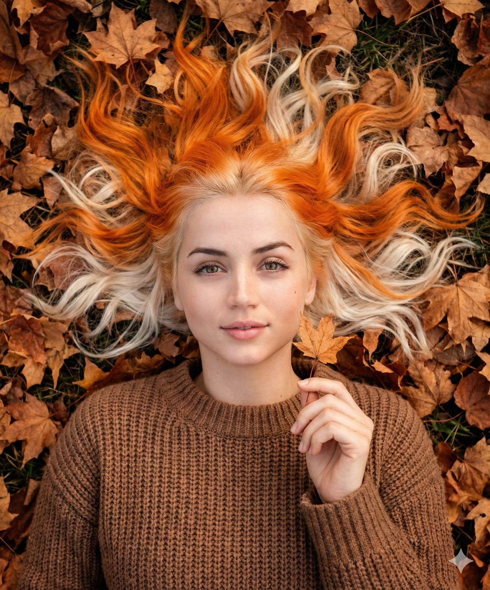 Dreamy Autumnal Portrait of a Young Woman 1