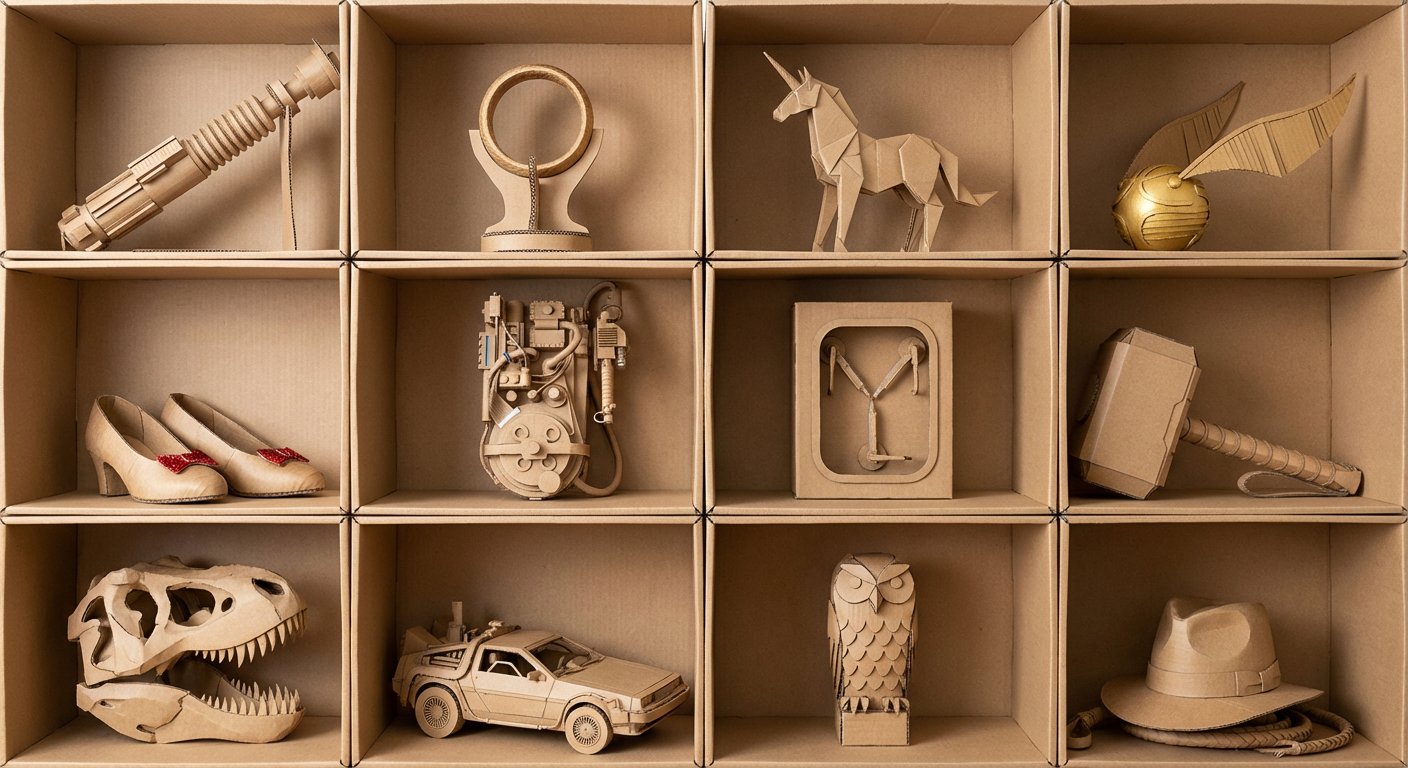 瓦楞纸艺术作品框格展示 6