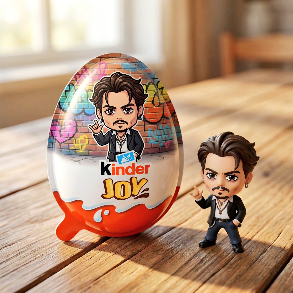 Hyper-realistic Product Photo of Kinder Joy Egg 3