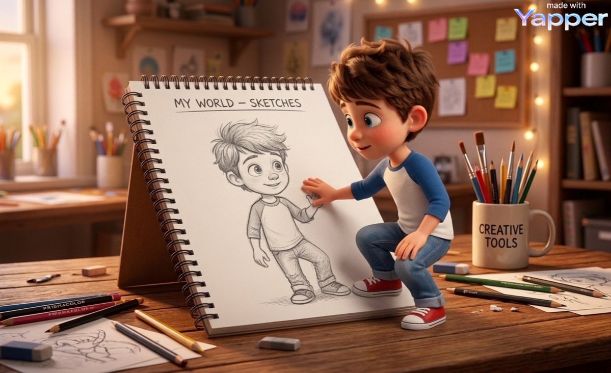 Cinematic 3D Illustration of Imagination Coming to Life 2