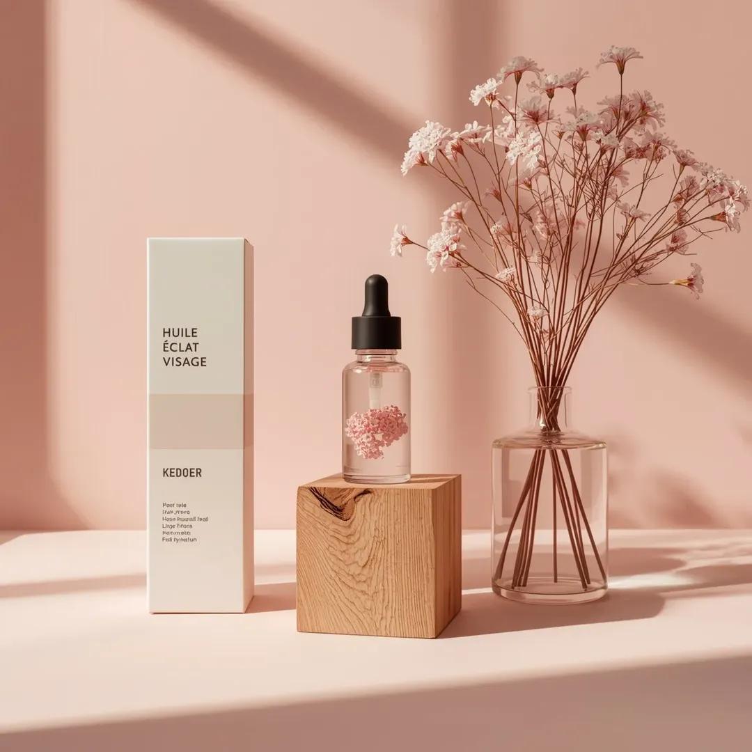 Minimalist Skincare Product Studio Photography Prompt 1