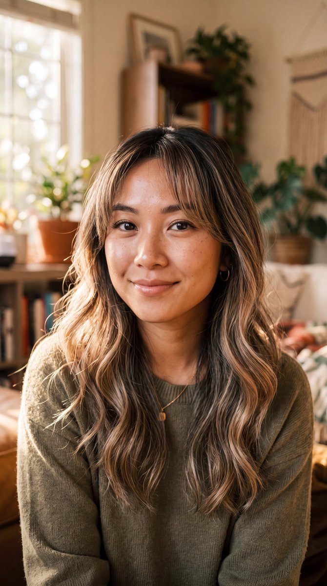 Balayage Hair Golden Hour Portrait 4