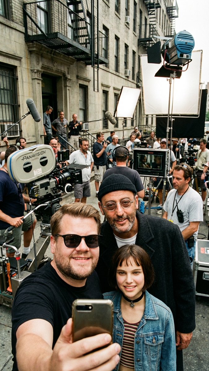Behind-the-Scenes Selfie Identity Swap Prompt 2