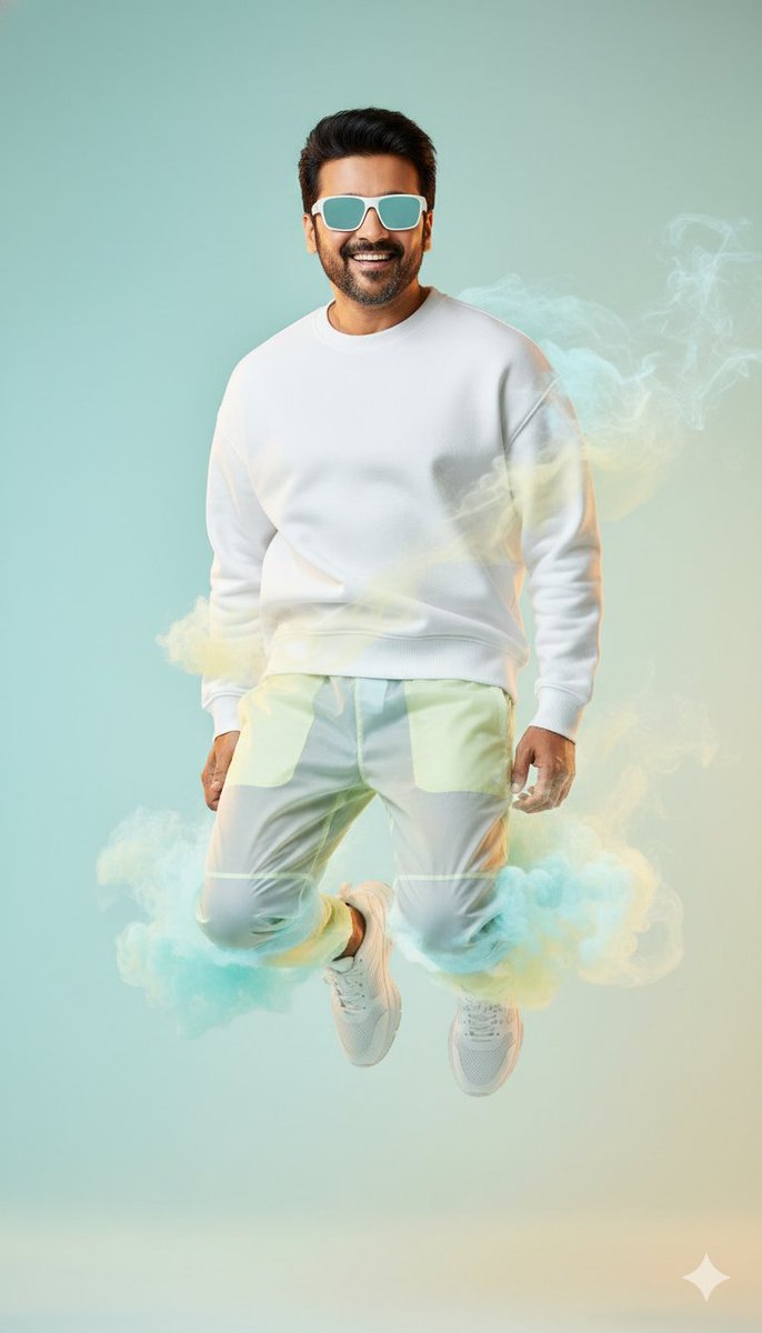High-Fashion Sportswear Editorial Jump Shot 1
