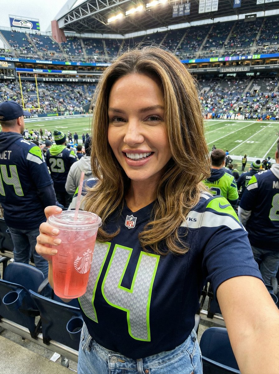 Seahawks Football Game Day Scene Prompt 3
