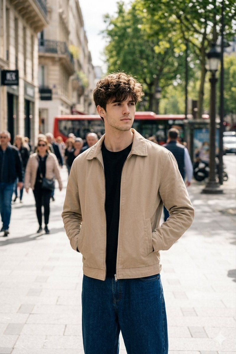 Cinematic Street Portrait in Natural Daylight 2