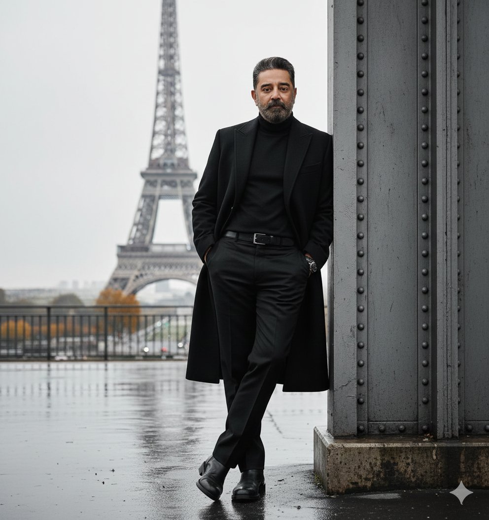 Cinematic Portrait in Rainy Paris 3