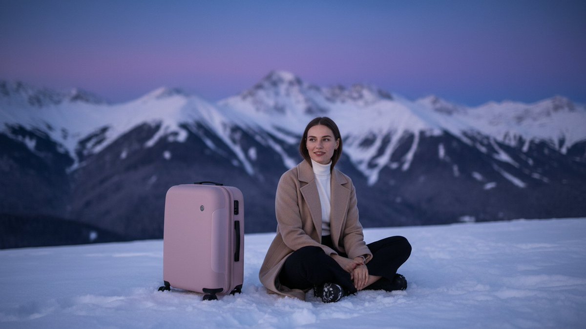 Cinematic Editorial in Snowy Mountains 3