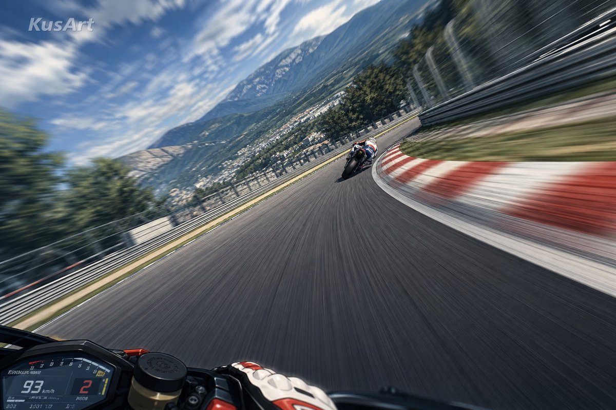 YouTube Thumbnail - MotoGP POV Cornering Shot 1