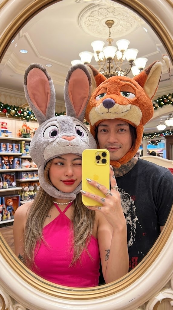 Zootropolis Couple Mirror Selfie Prompt 2