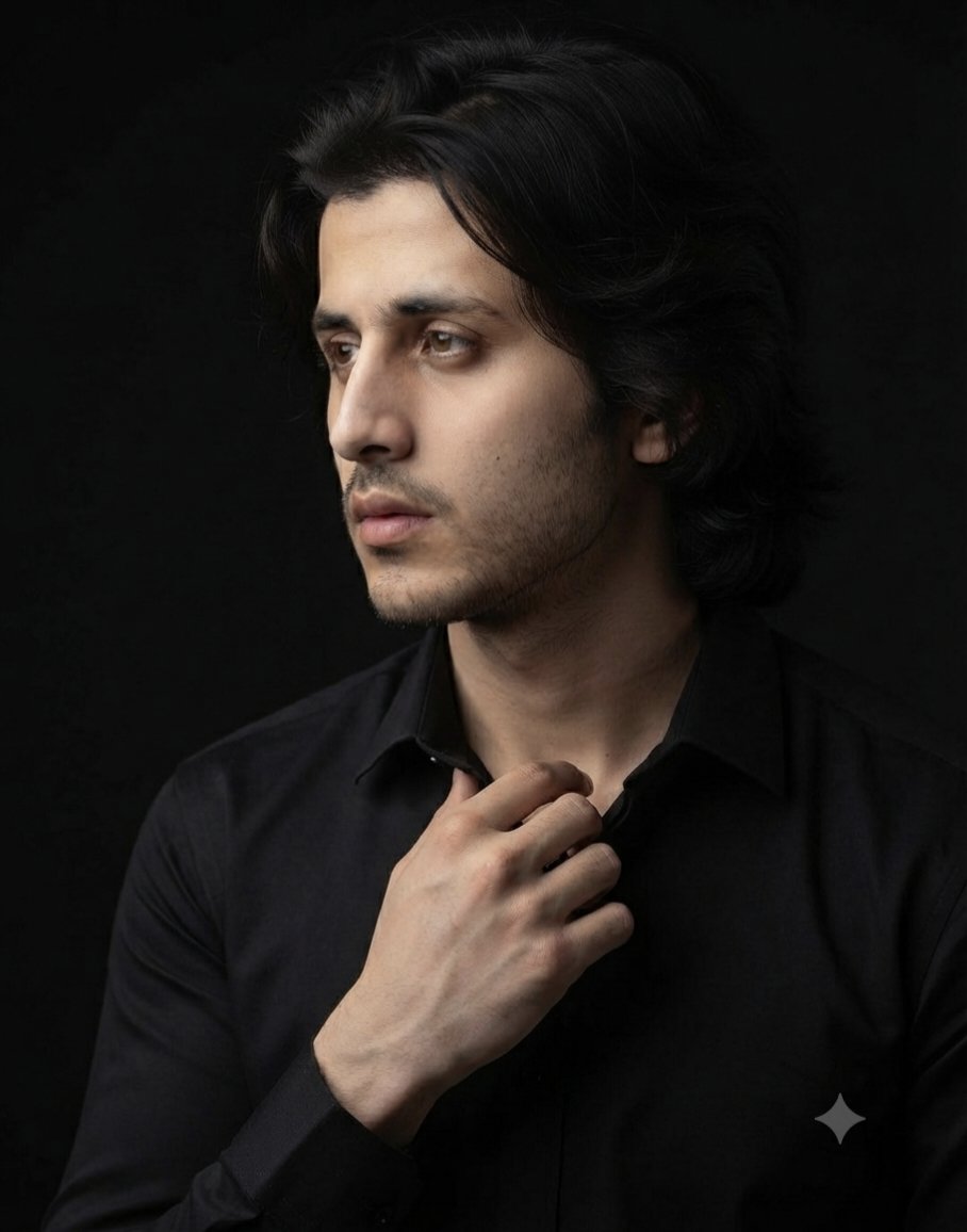 Sophisticated Dark Editorial Portrait 4