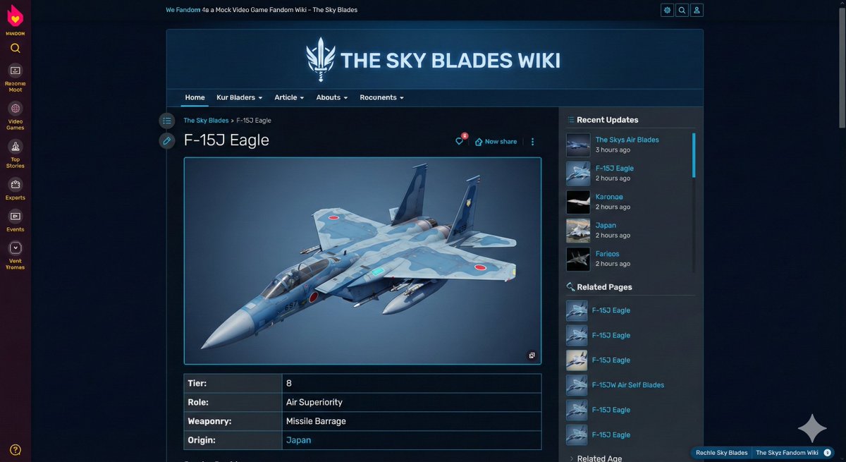 Video Game Wiki Style Image Generation 3