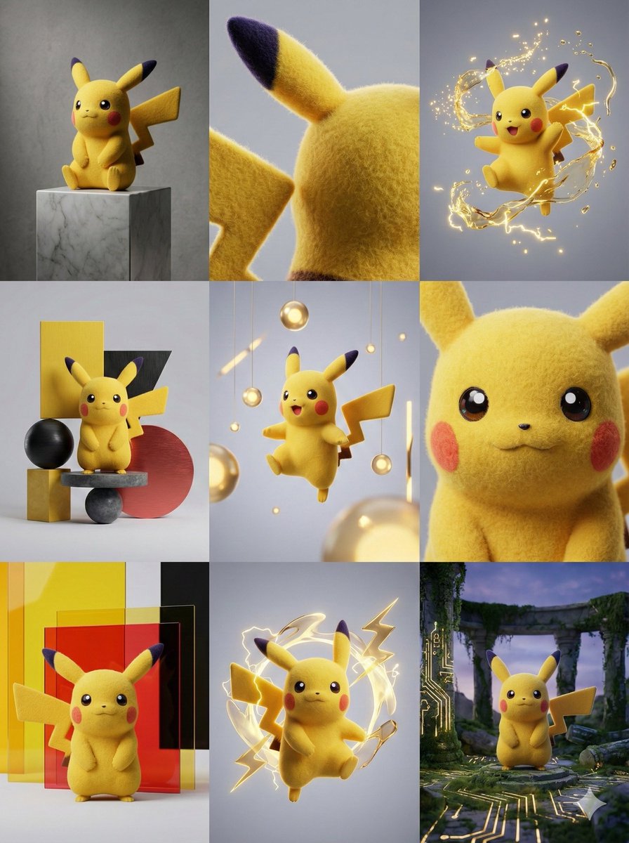 3x3 Grid Visual Concept Presentation 2