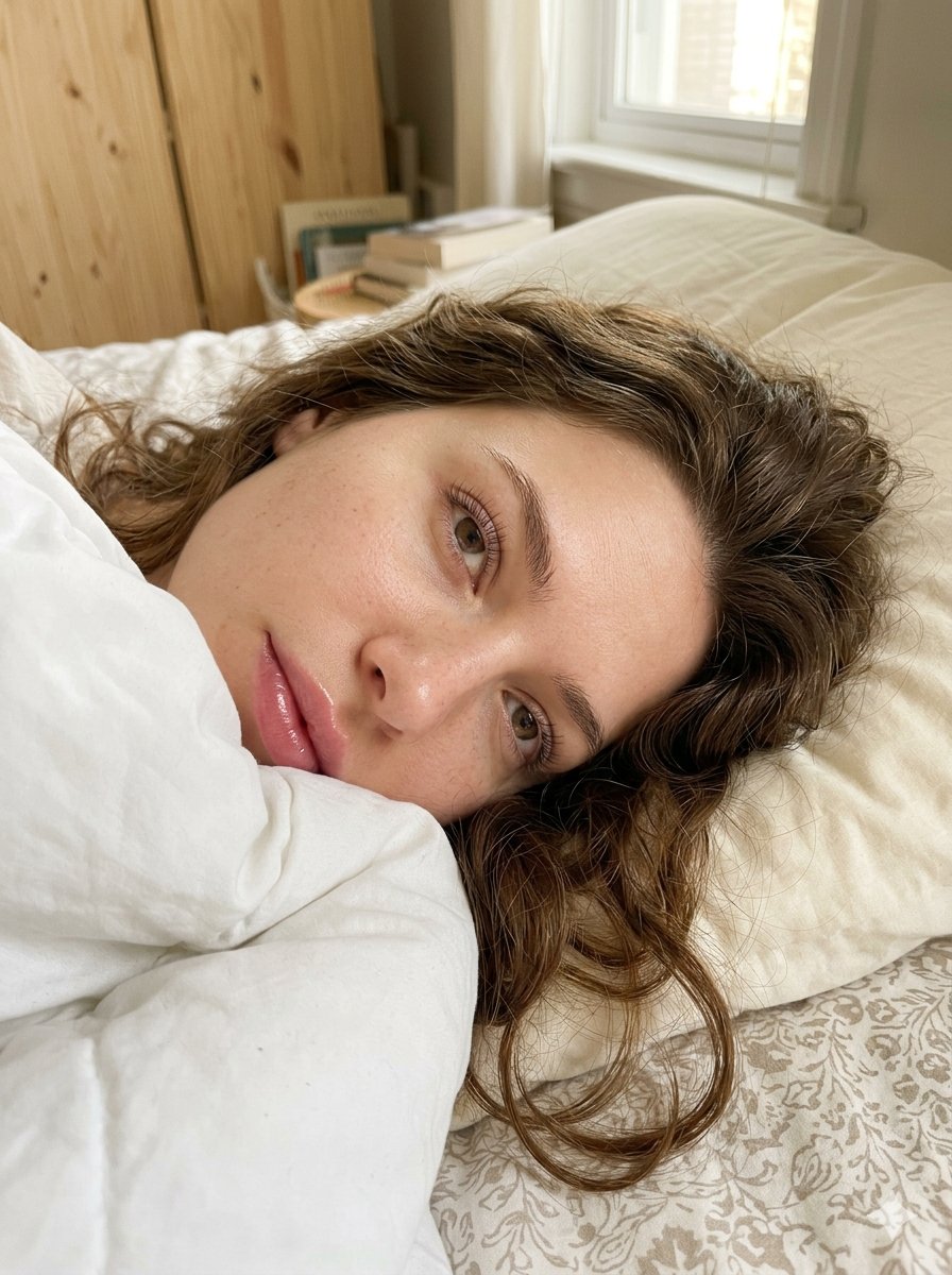 Hyper-Realistic Morning Bed Selfie 1