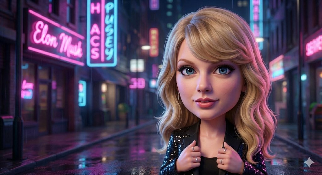 3D Neon Caricature Prompt (Pixar Style) 3