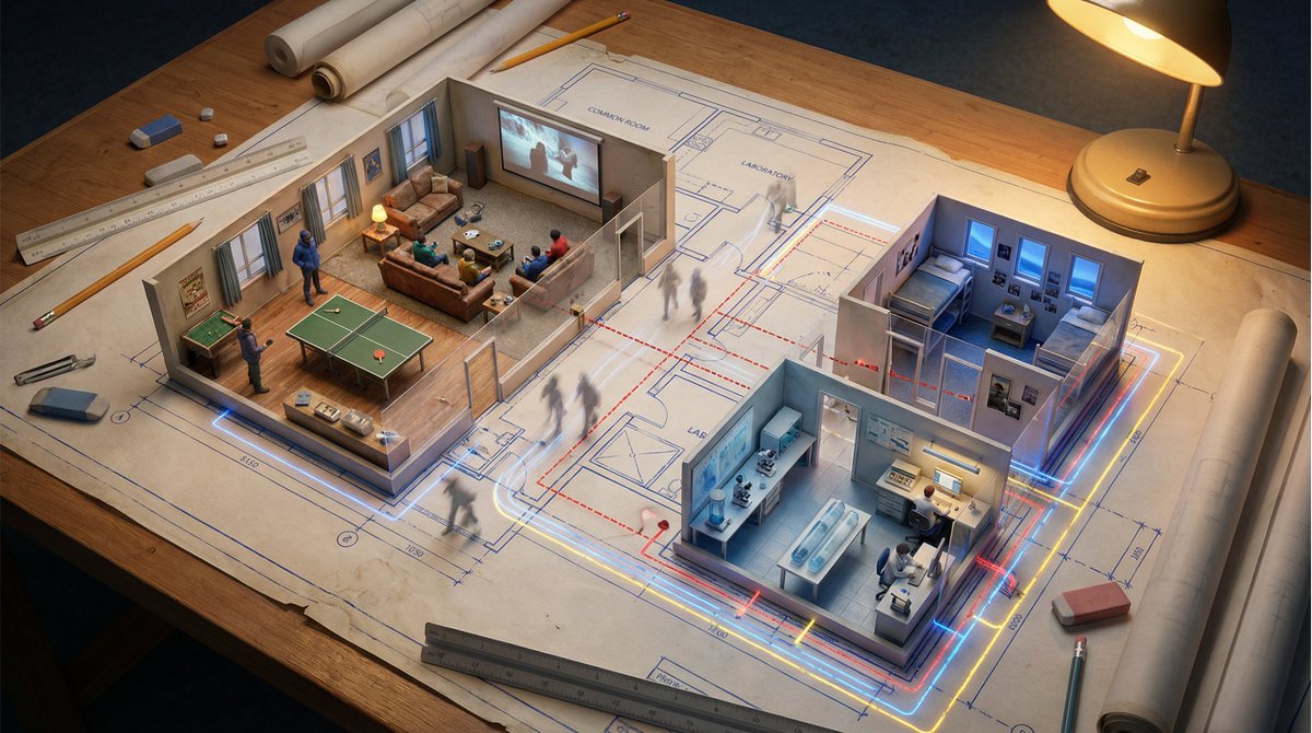 Architectural Floor Plan as Miniature World 4