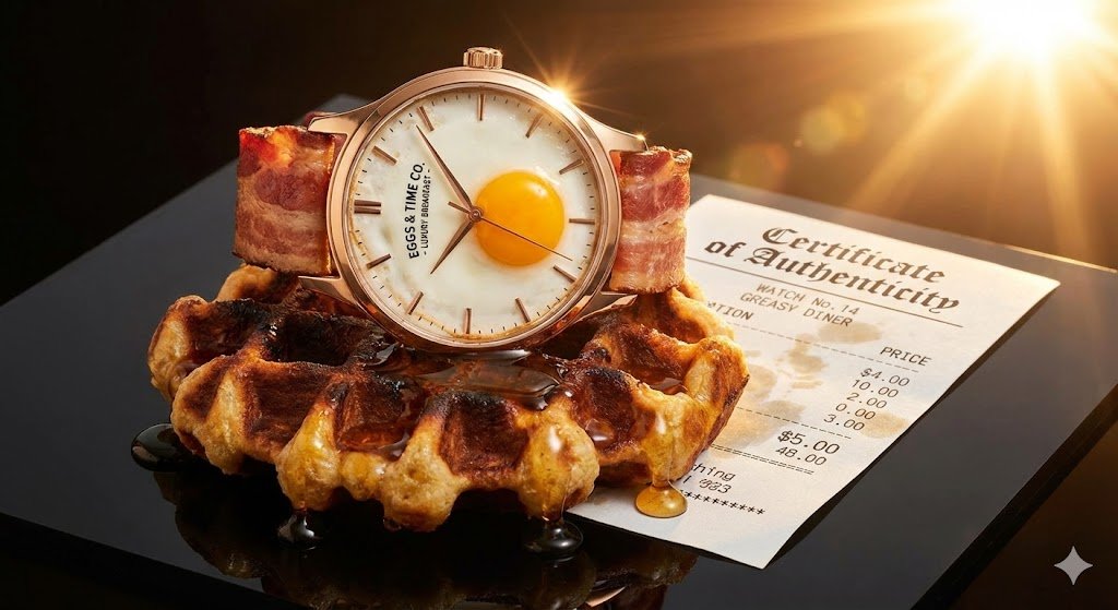 Luxury Watch Product Photography Prompt: Luxury vs. Absurdity 1